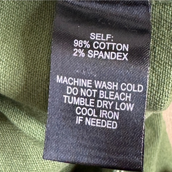 Lulus Dillon Olive Green Self-Tie Cropped Jeans Sz 25 - Picture 14 of 15